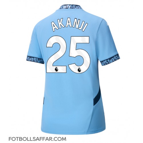 Manchester City Manuel Akanji #25 Hemmatröja Dam 2024-25 Kortärmad